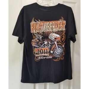 Biketoberfest Daytona Beach 2011 Delta pro weight xl graphic t shirt